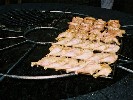 Chicken cooked in the heat rising from the subterranean rock.